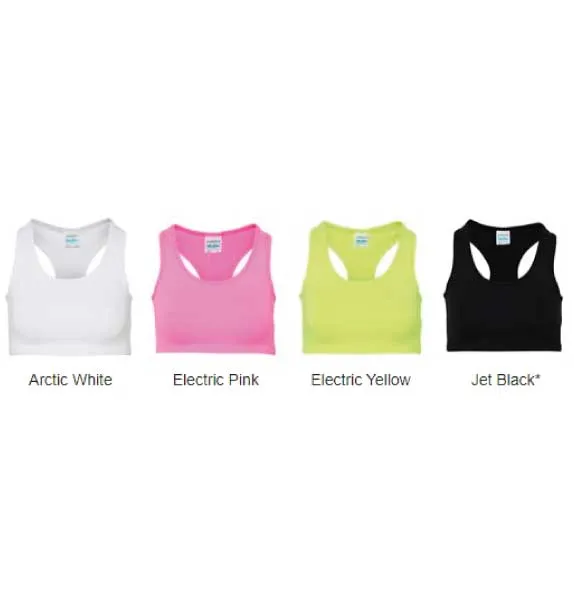 017JC Women's cool sports crop top