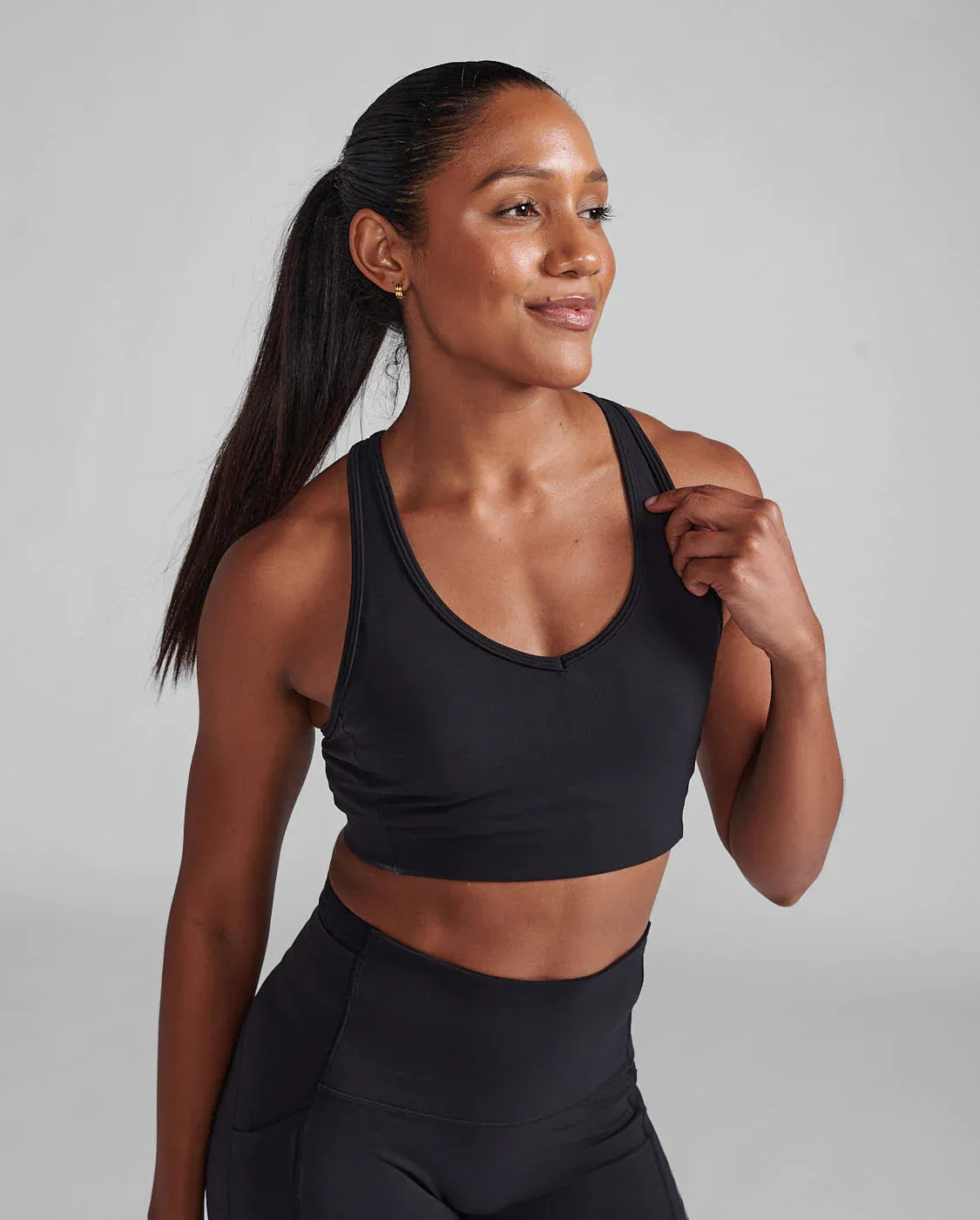 2XU Motion Racerback Bra Black