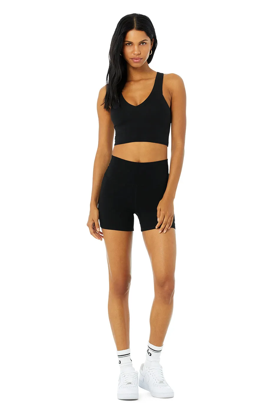 4" Vapor High-Waist Fierce Short - Black