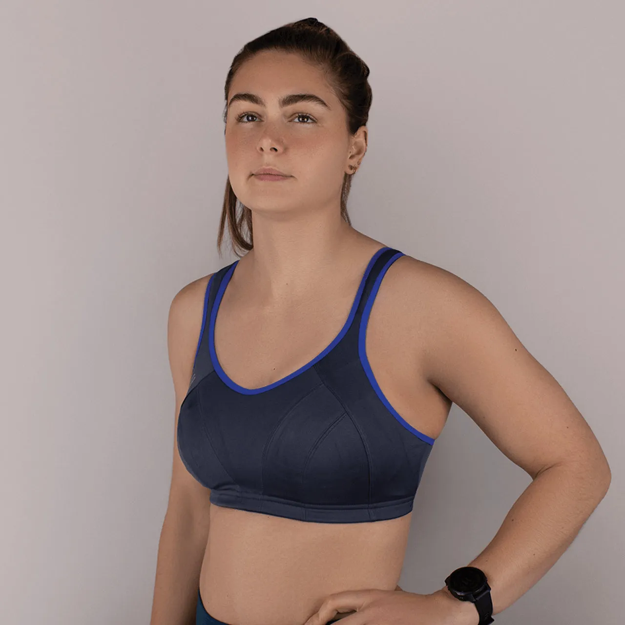 Active Multi Sports Bra In Dark Grey - Shock Absorber