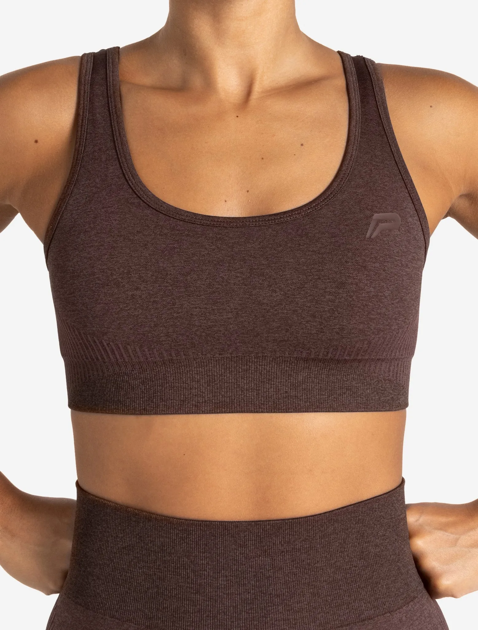 ADAPT 2.0 Seamless Sports Bra - Cherry Brown