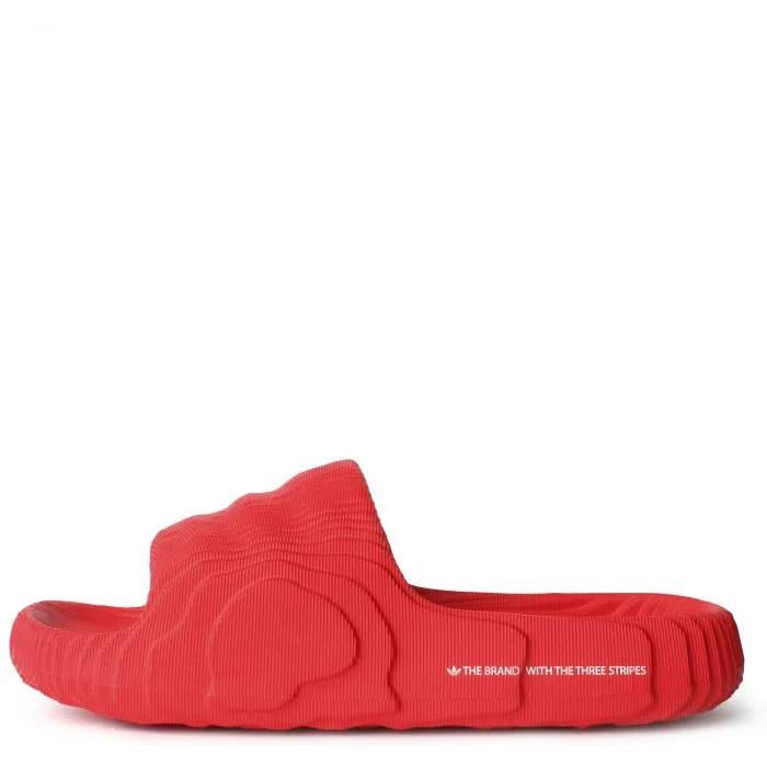 Adidas Men's Adilette 22 Slides - Red / White