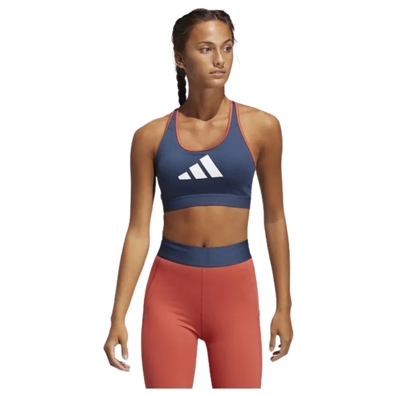 Adidas Womens Blue Sport Bra