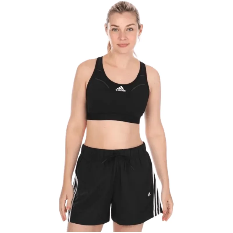 Adidas Womens Mini Logo Black Sports Bra