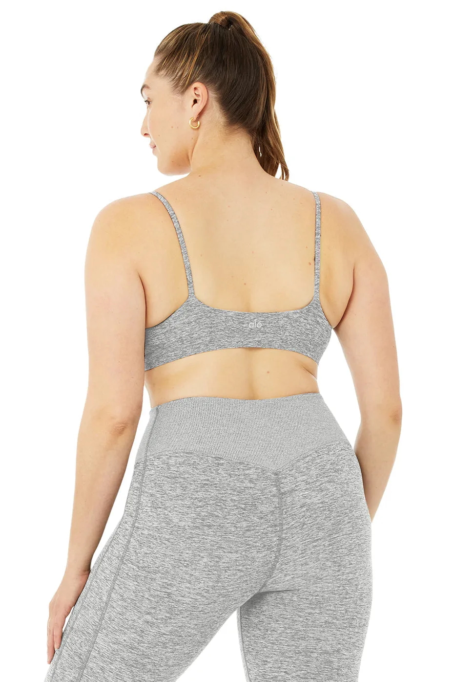 Alosoft Lounge Bra - Dove Grey Heather