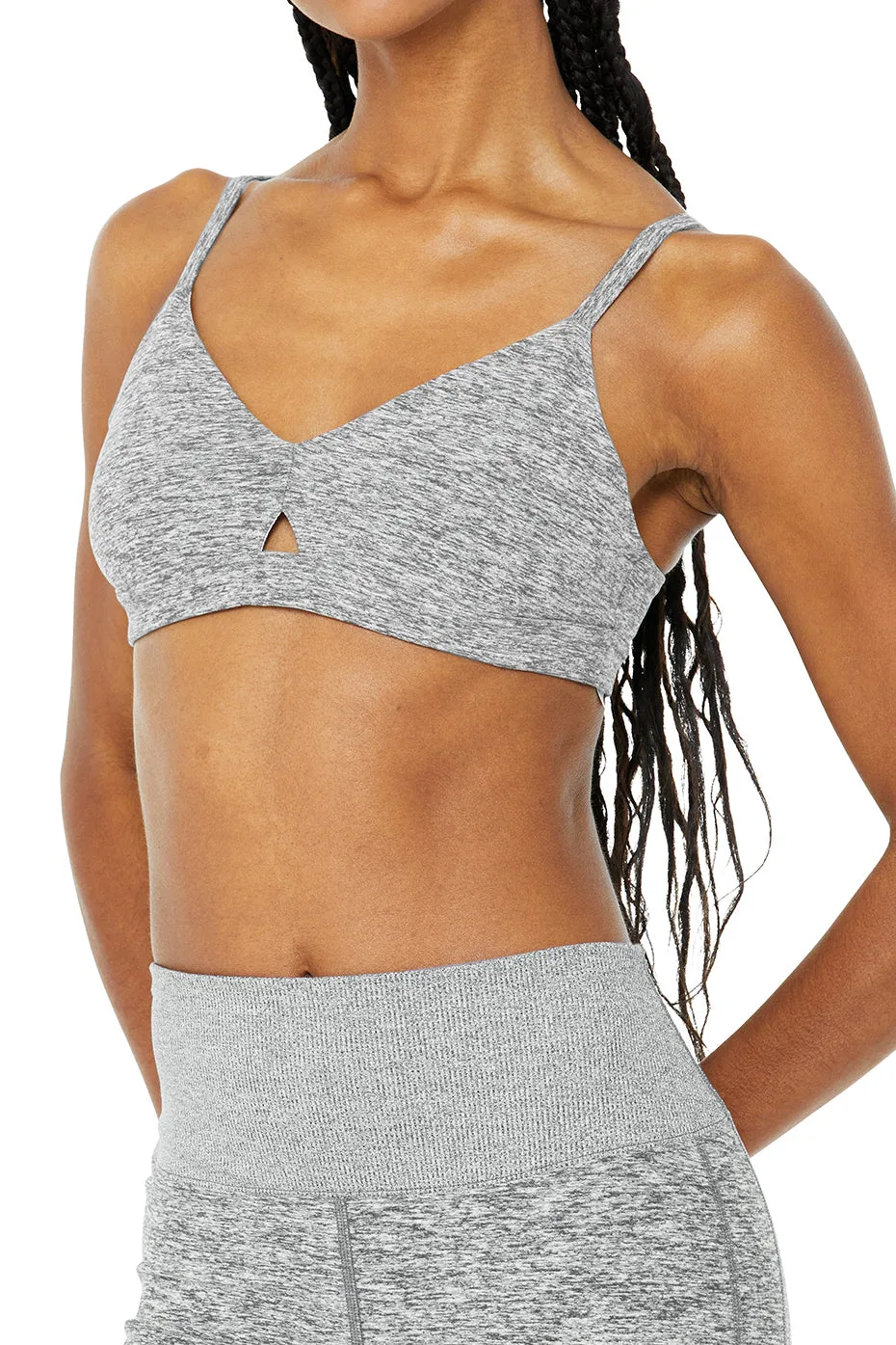 Alosoft Lounge Bra - Dove Grey Heather