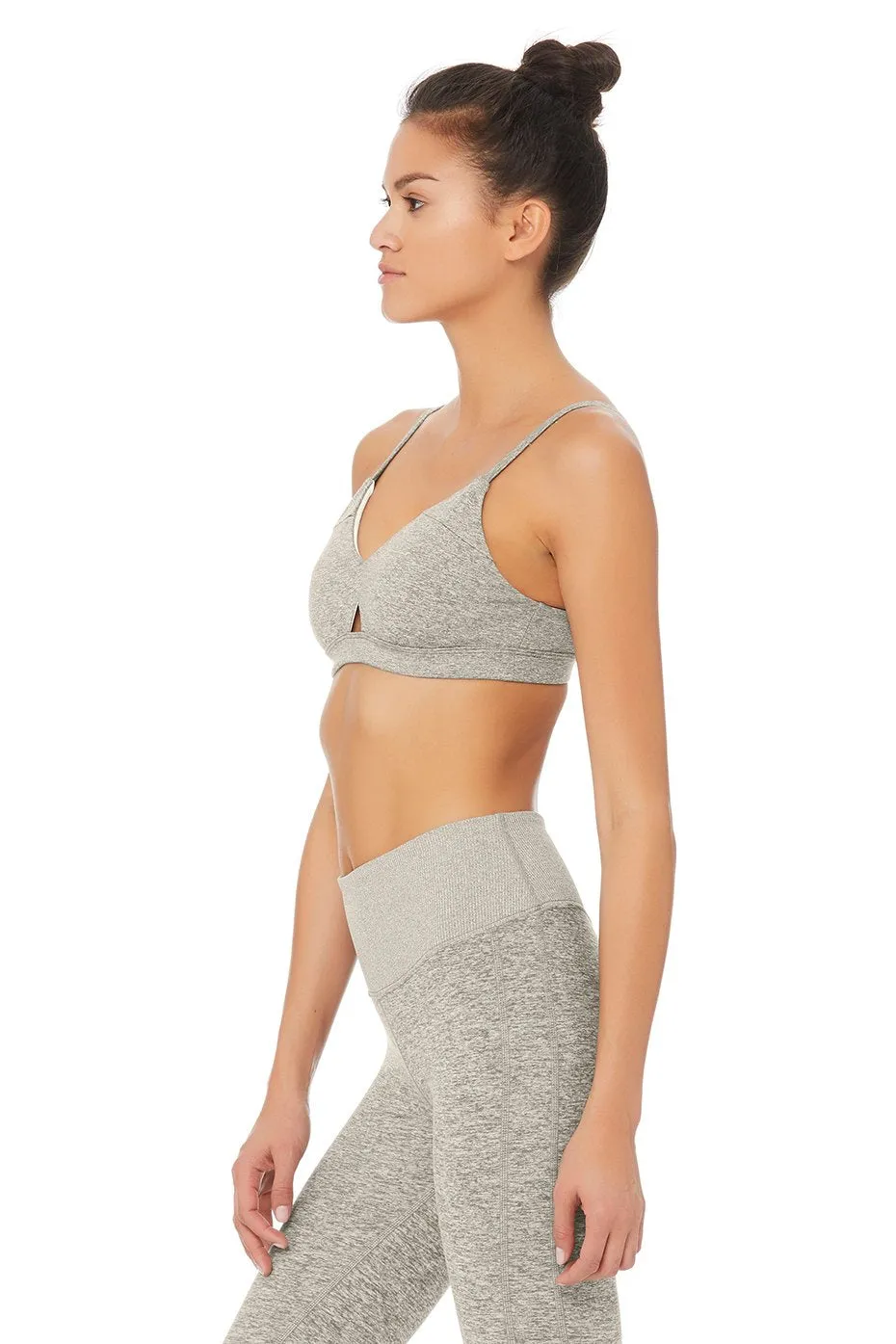 Alosoft Lounge Bra - Gravel Heather