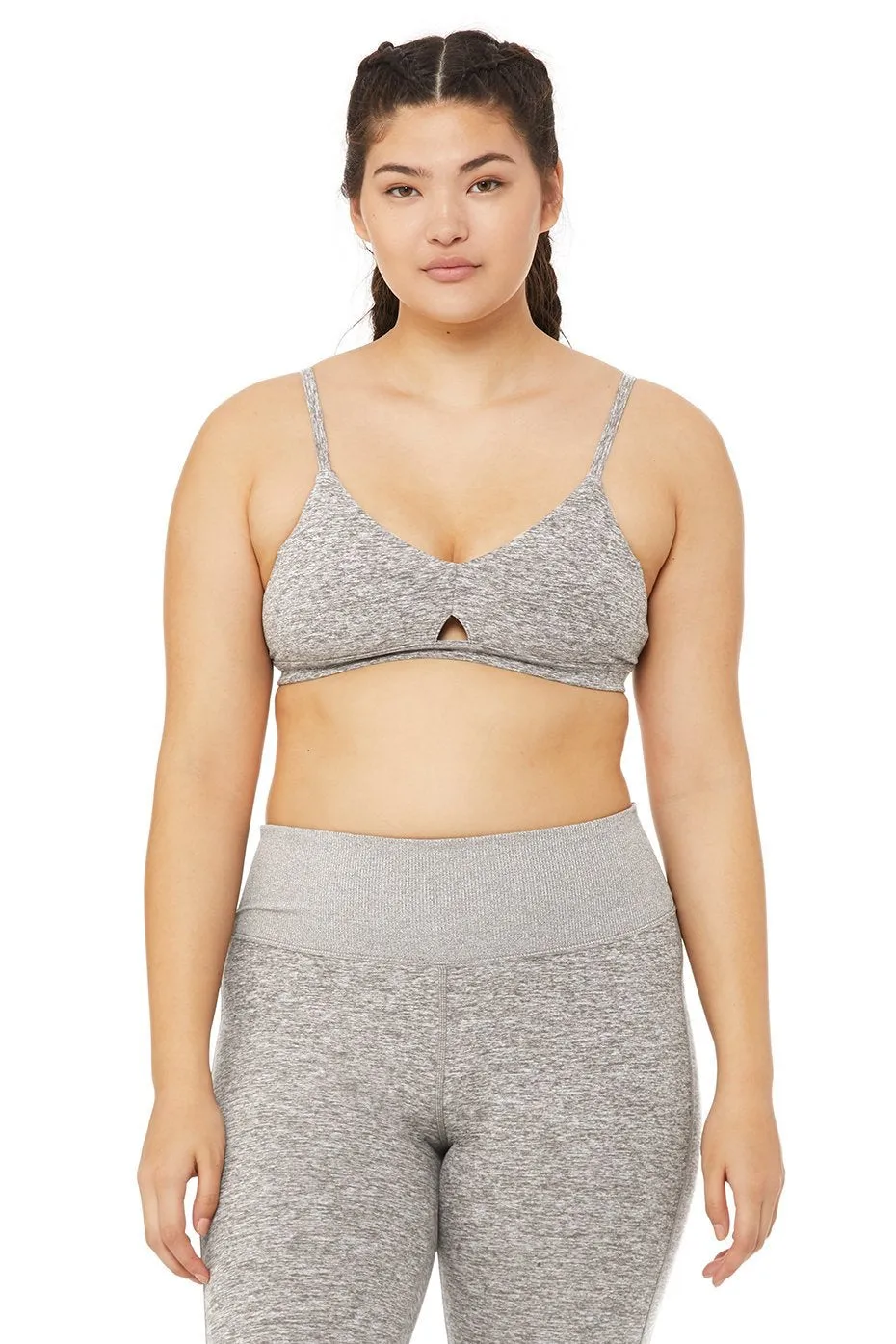 Alosoft Lounge Bra - Gravel Heather