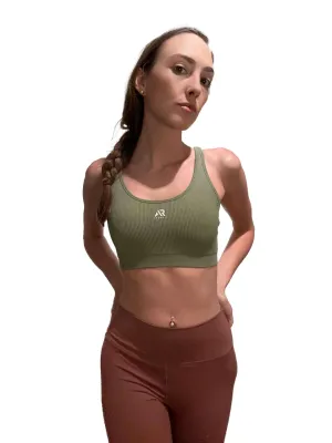 AR Sportswear Neck Cross Backless Women's  Sports Bra