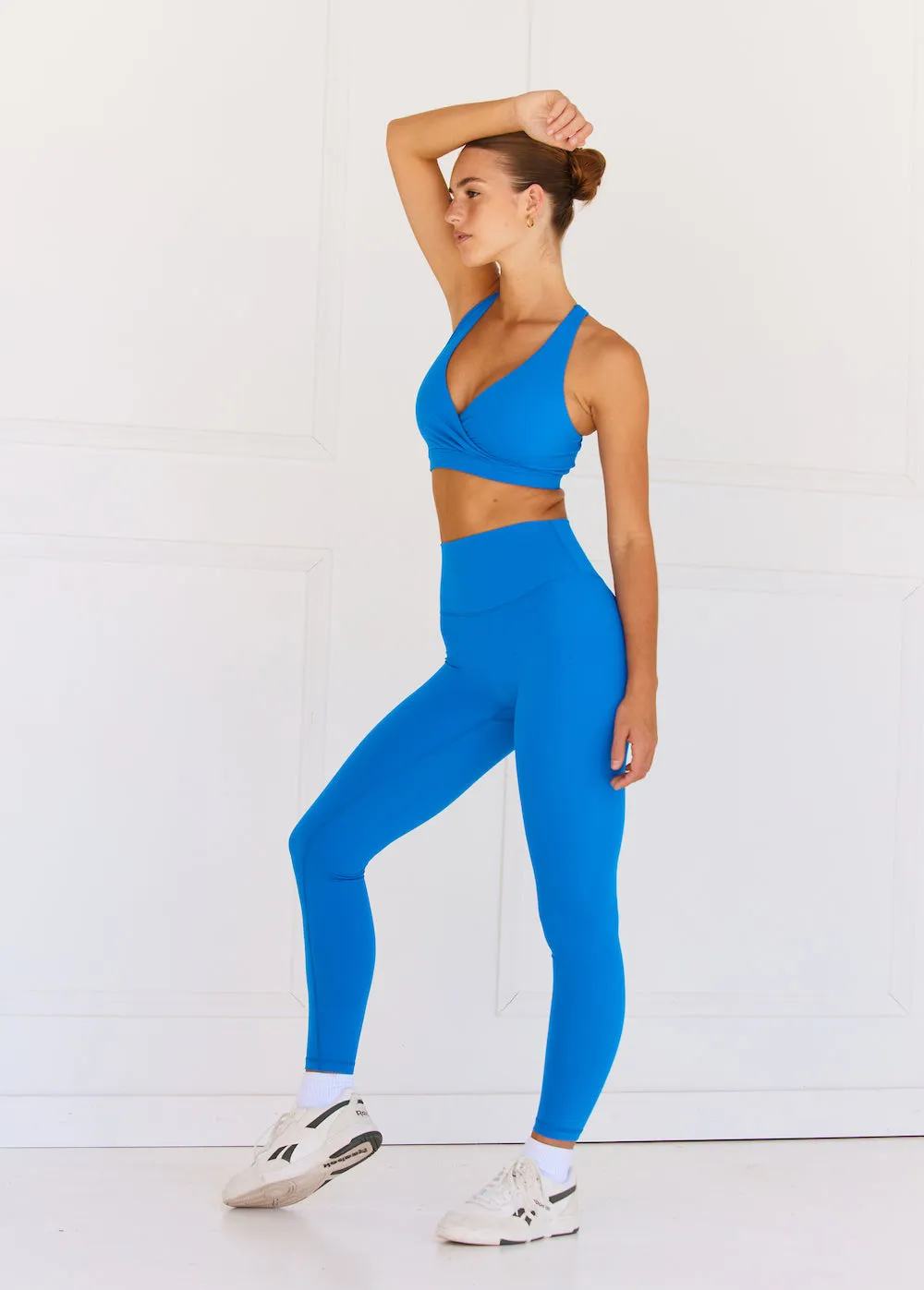 Astoria LUXE BALANCE Plunge Sports Bra - Sapphire Blue