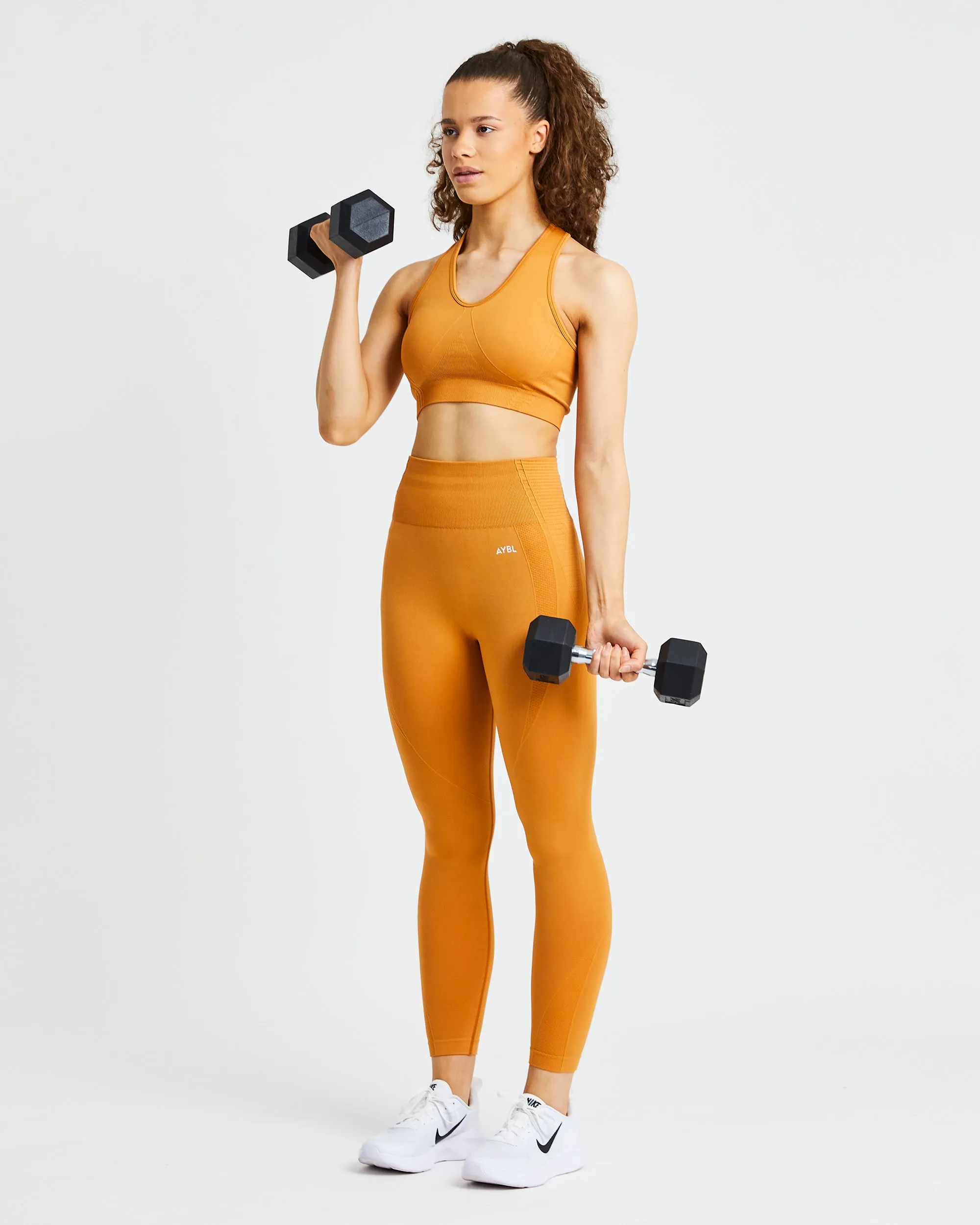 Balance V2 Seamless Sports Bra - Spiced Orange