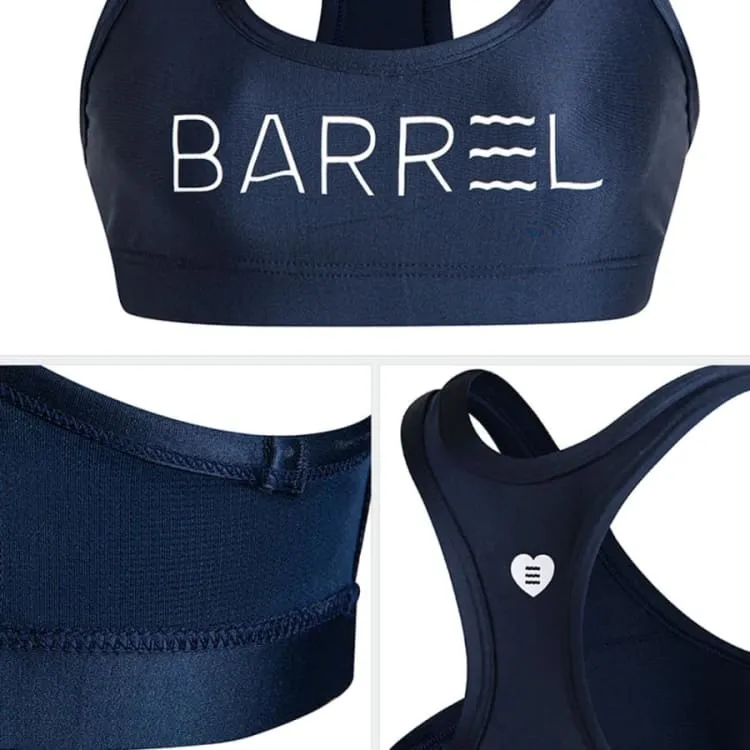 Barrel Womens Big Logo Bra Top-TOMATO