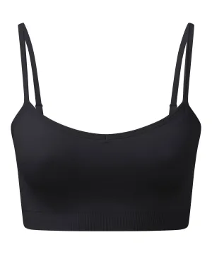 Black - Women's TriDri® recycled seamless 3D fit multi-sport flex bra