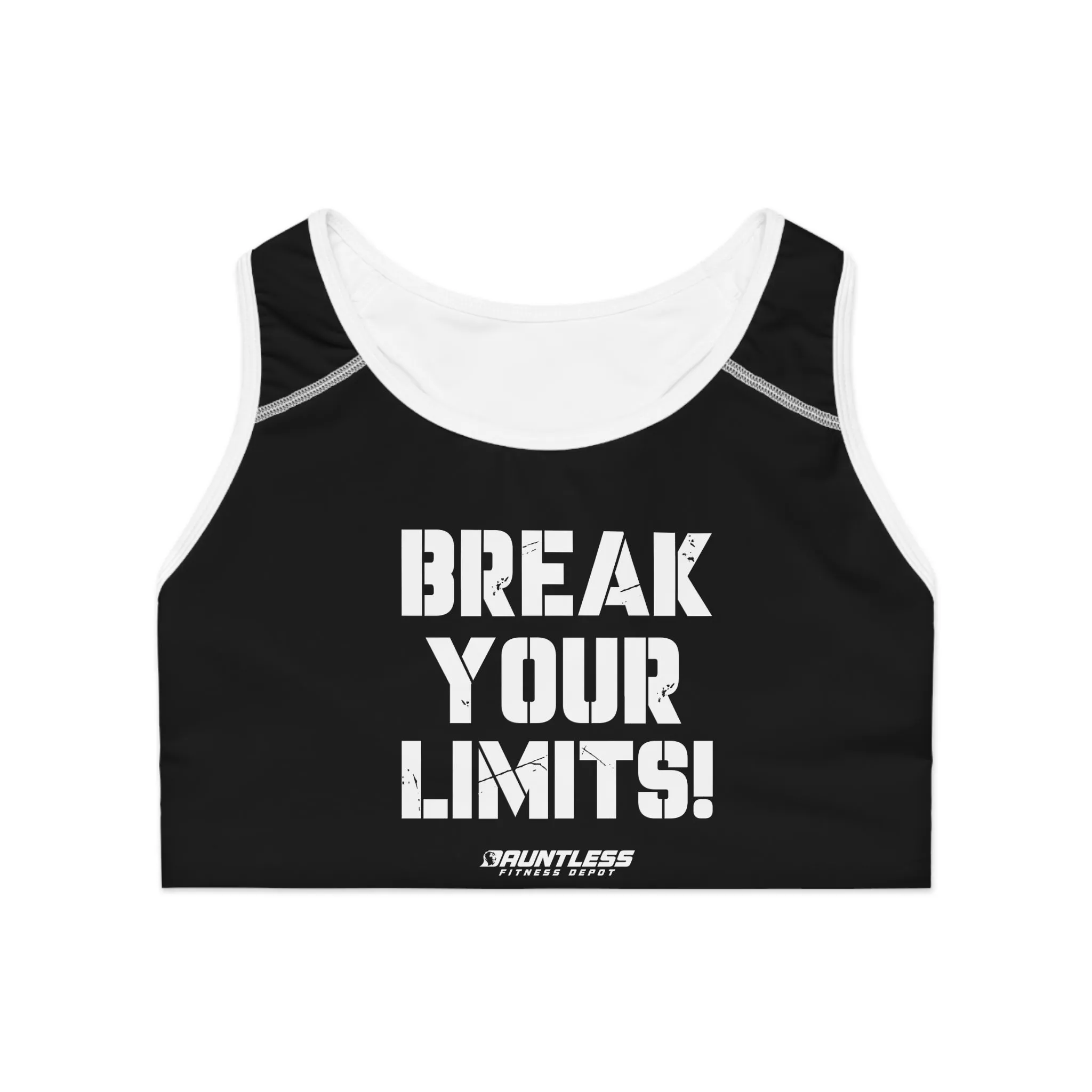 Break Your Limits Sports Bra (AOP)