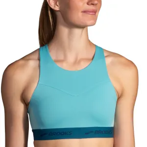 Brooks | Drive 3 Pocket Sports Bra | Women's | Aqua/Moroccan Blue