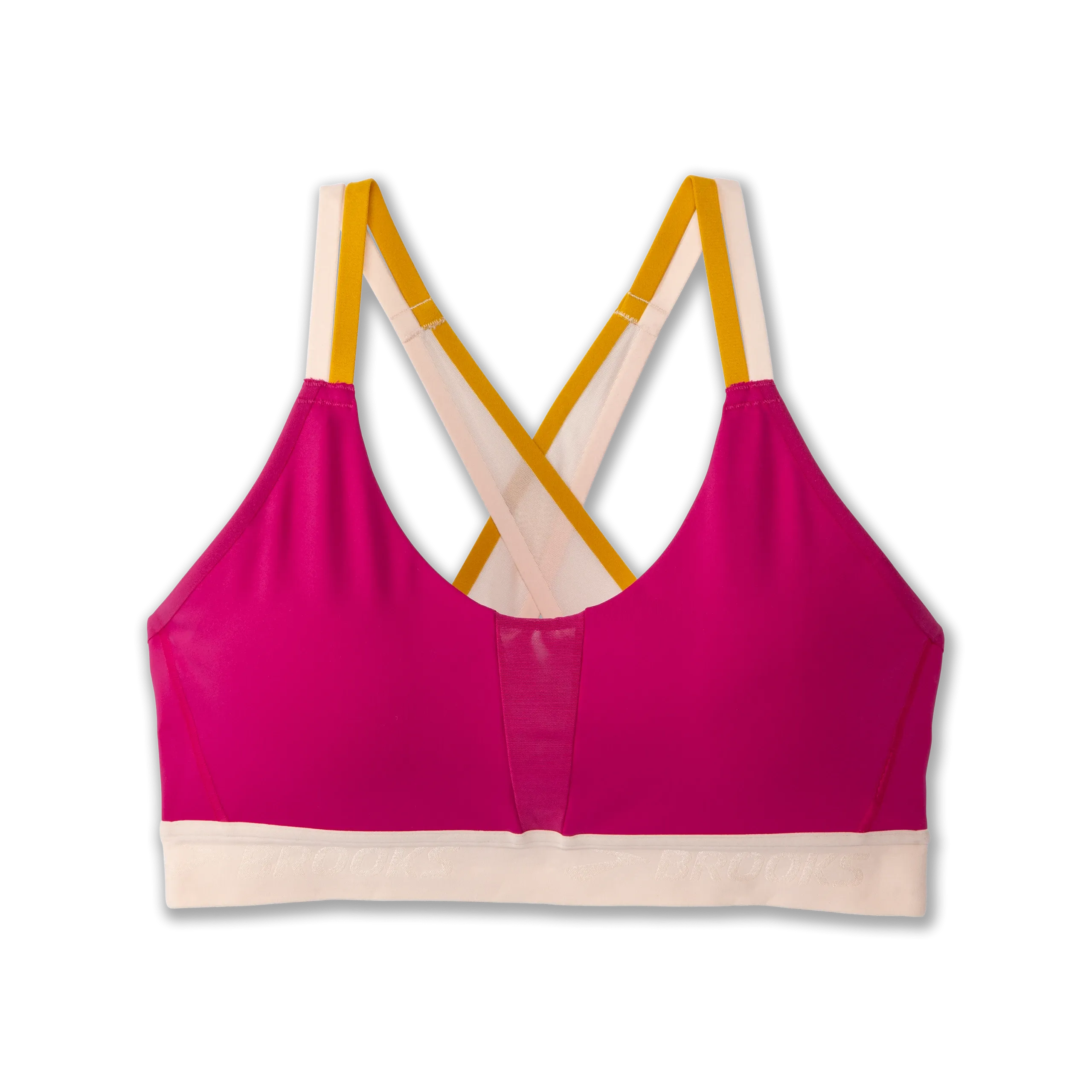 Brooks | Drive Plunge Run Bra 2.0 | Mauve/Sand/Sundial