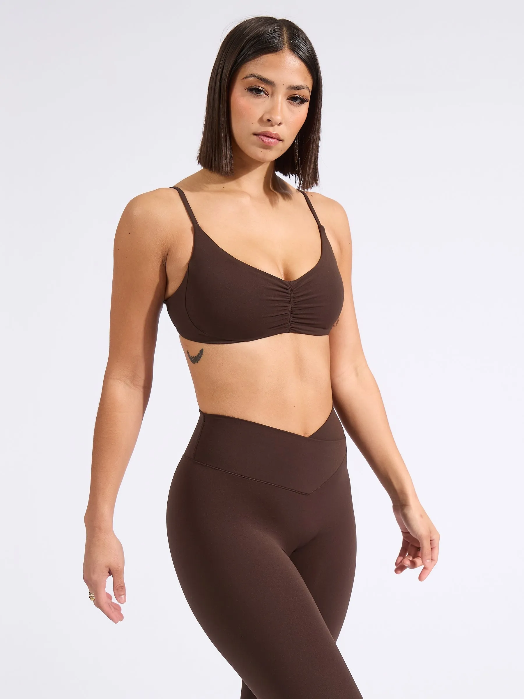 Buttercup Sports Bra - Cold Brew