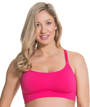 Cake Maternity Cotton Candy Seamless Sleep & Yoga Wire-free Nursing Bra -  Fuchsia