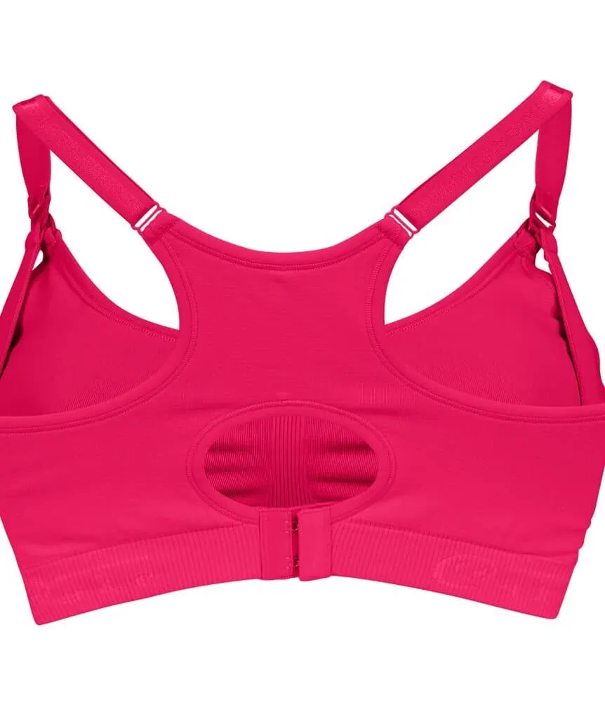 Cake Maternity Cotton Candy Seamless Sleep & Yoga Wire-free Nursing Bra -  Fuchsia