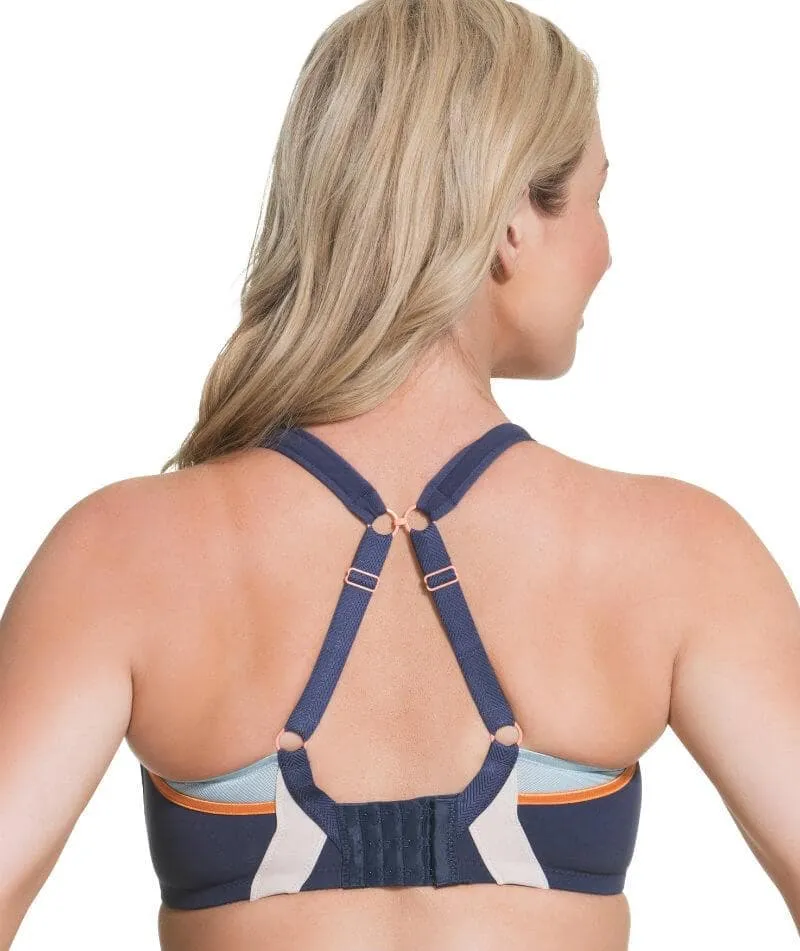 Cake Maternity Zest Flexi Wire High Impact Maternity & Nursing Sports Bra - Navy