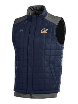 Cal Golden Bears Under Armour Midnight Navy Storm Loose Coldgear Full Zip Vest