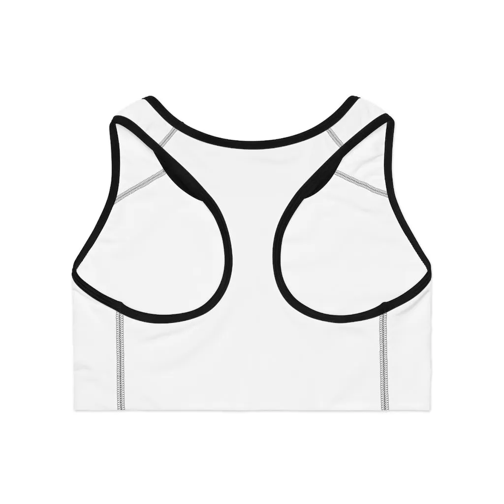 Cheese Sports Bra (AOP)