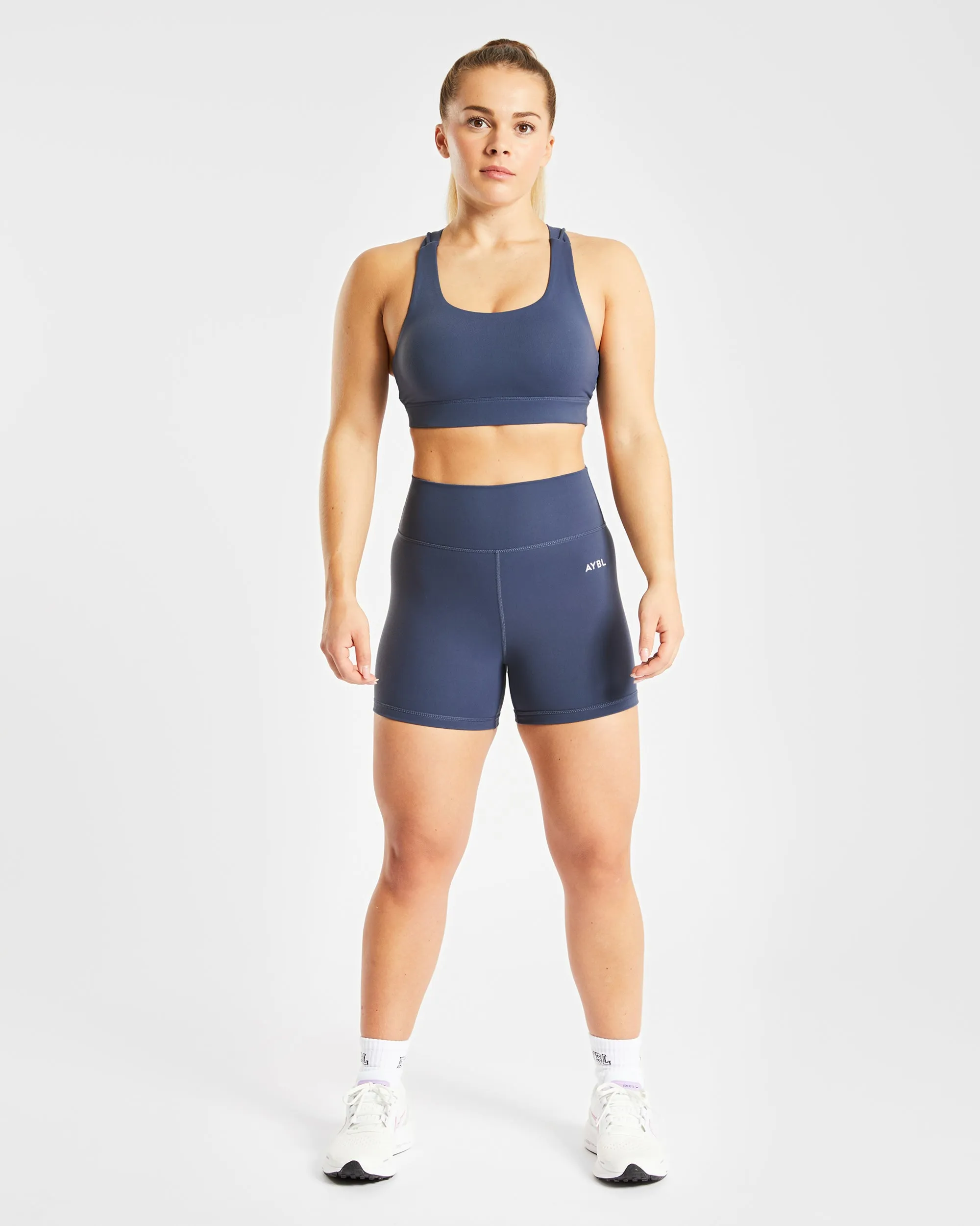 Core Sports Bra - Navy Blue