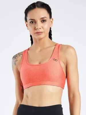 Creeluxe Active Sunset Orange Sports Bra