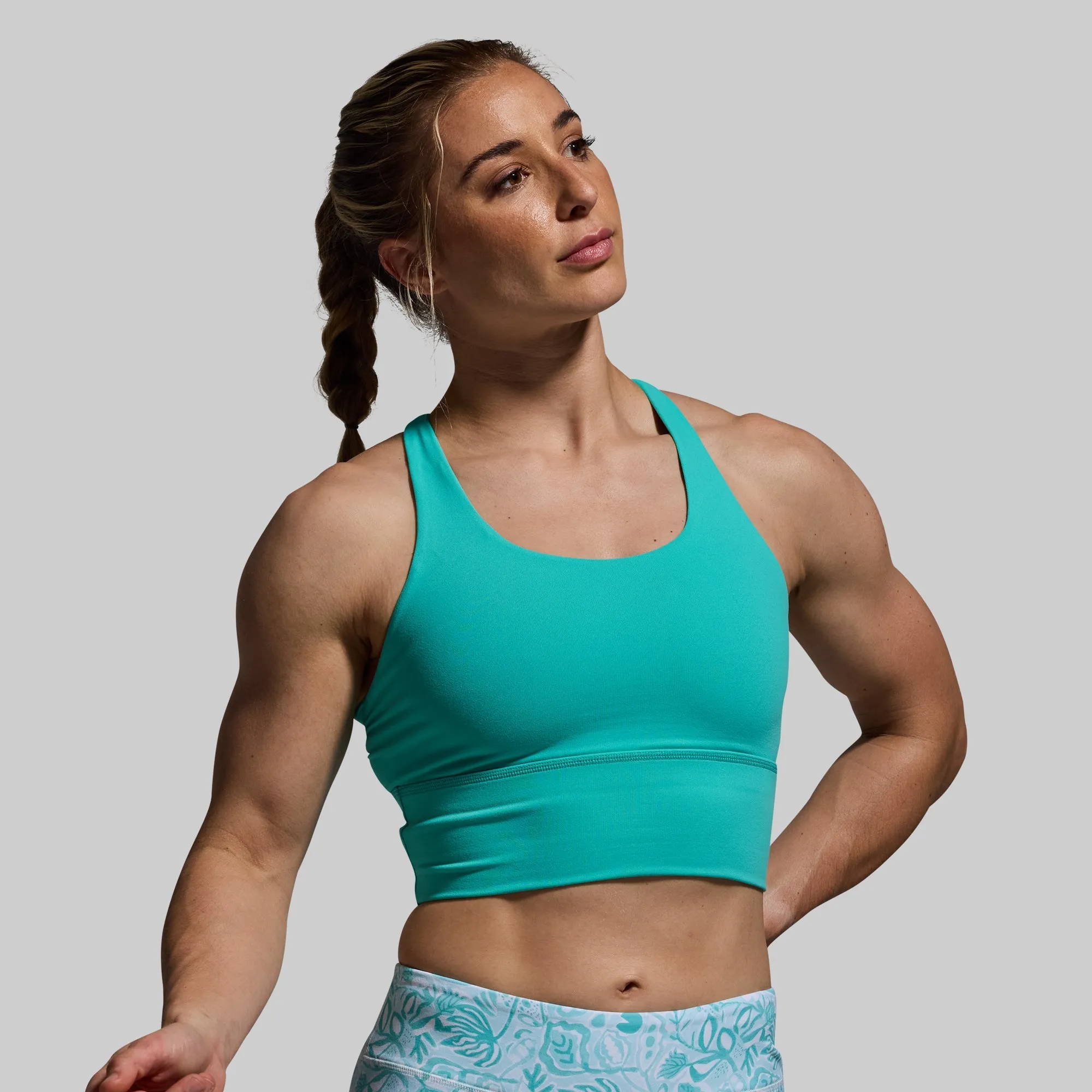 Crossfire Sports Bra (Turquoise)