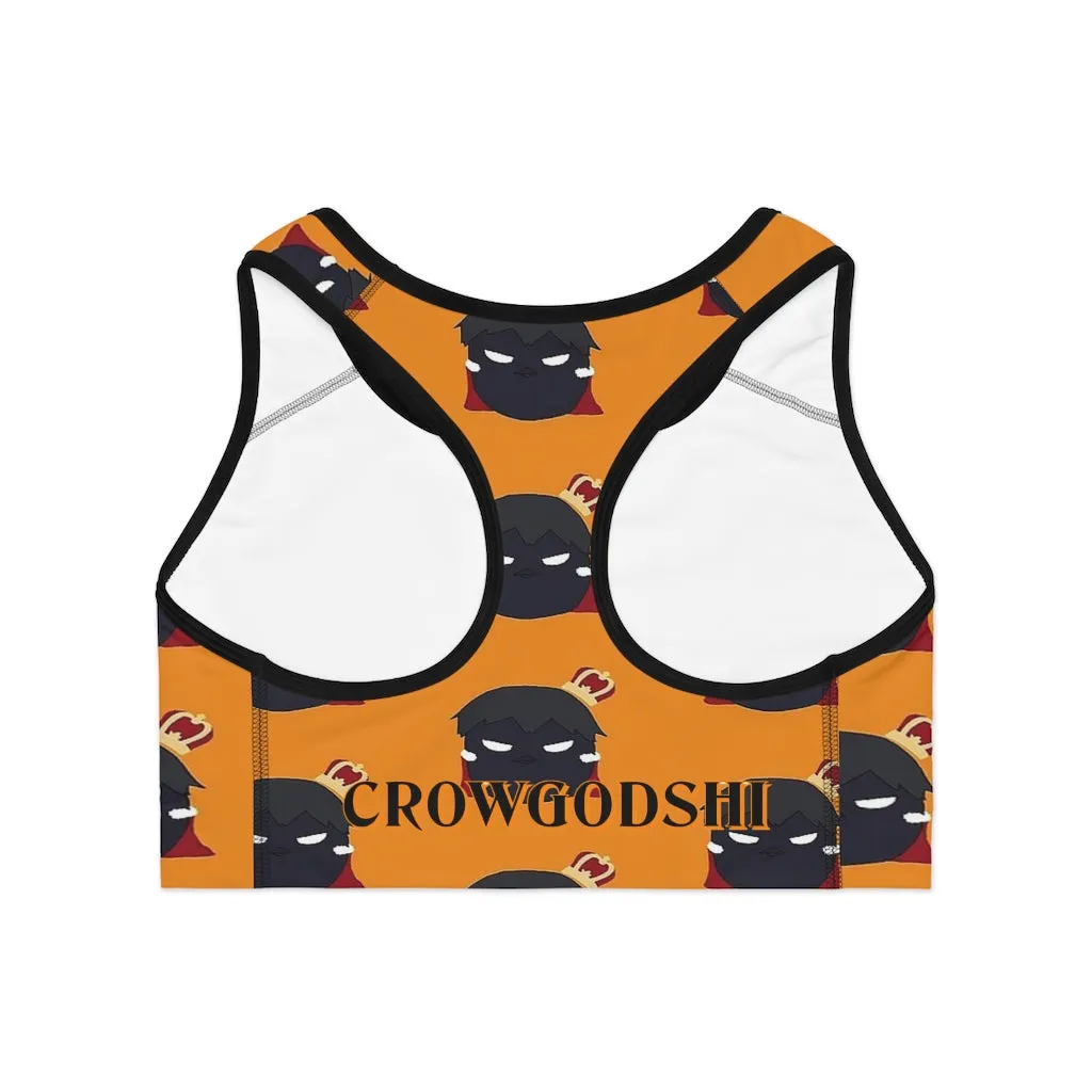 Crowgodshi Designer Crow Queen Sports Bra