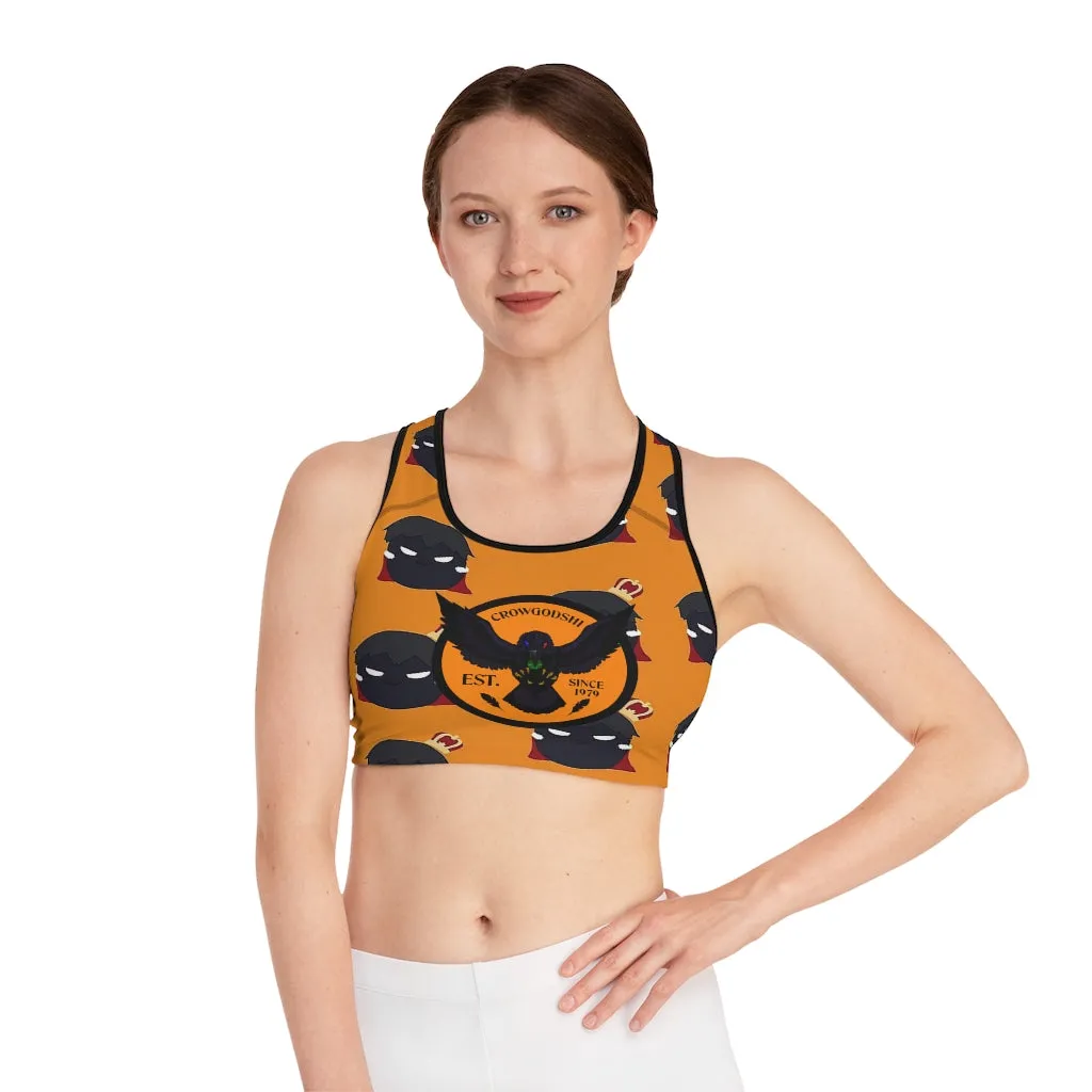 Crowgodshi Designer Crow Queen Sports Bra