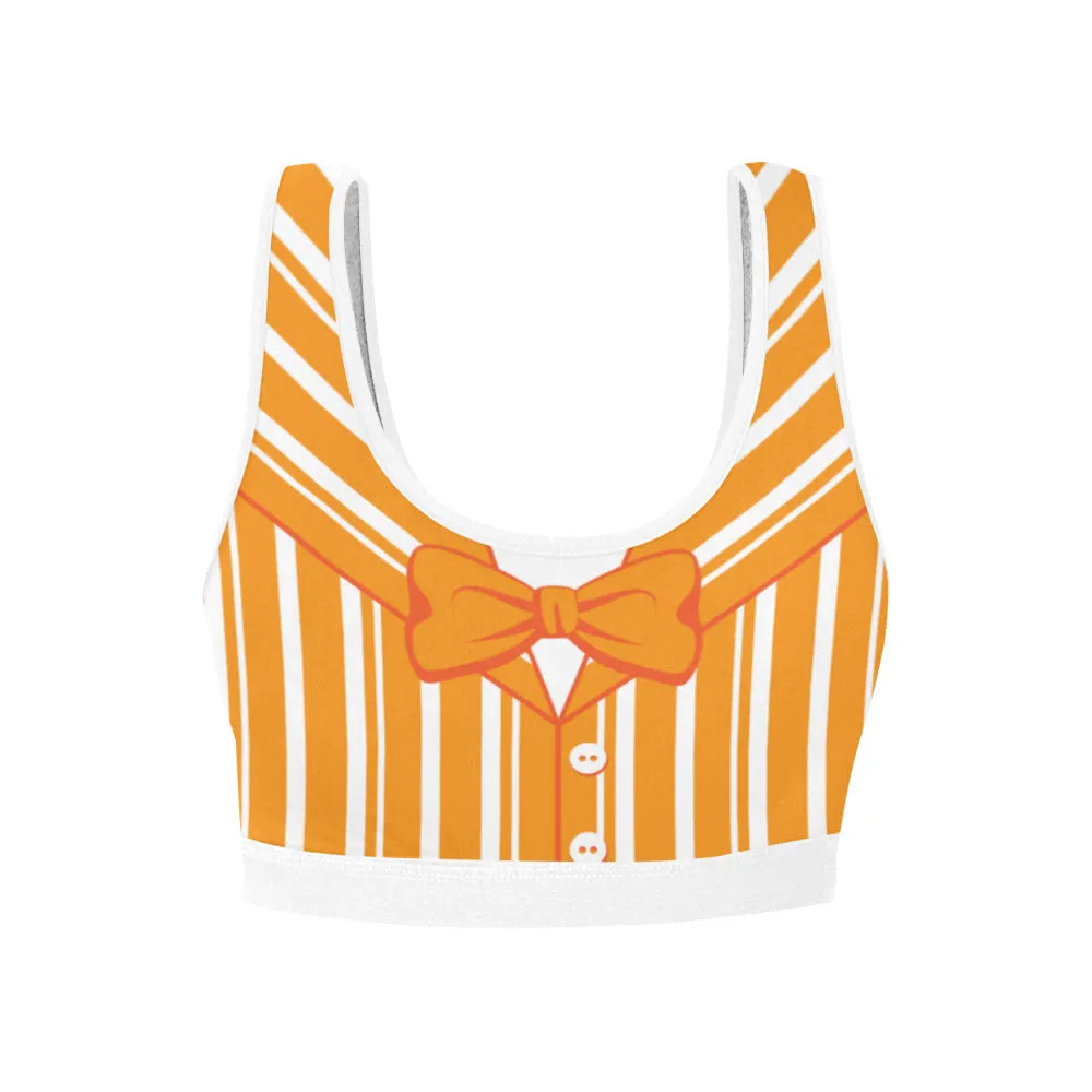 Dapper Dan Yellow Women's Sports Bra