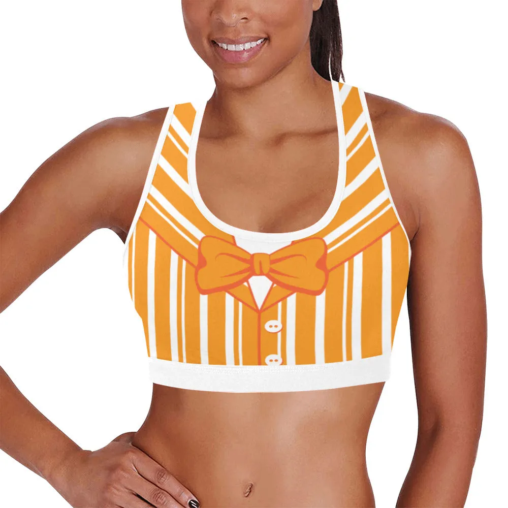 Dapper Dan Yellow Women's Sports Bra