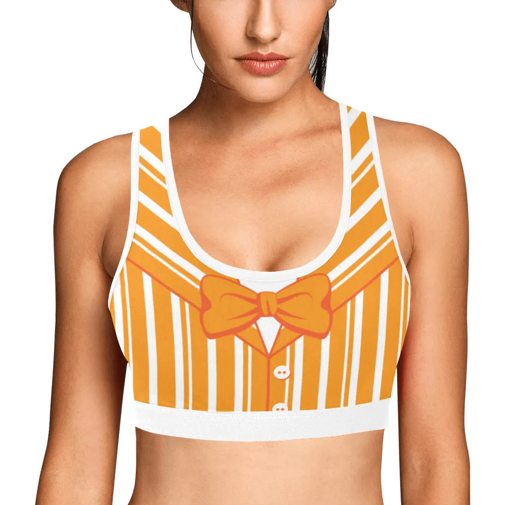 Dapper Dan Yellow Women's Sports Bra