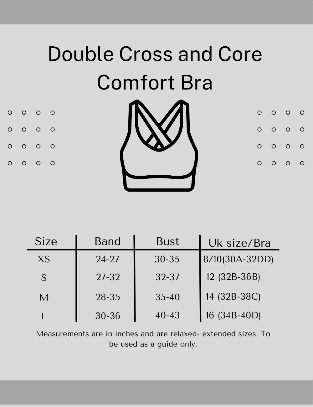 Double cross bra- Blueberry