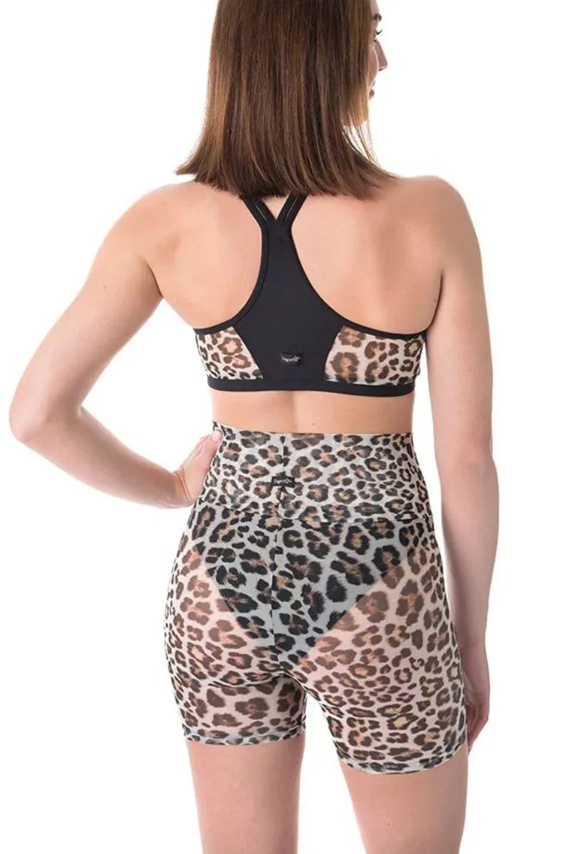 Dragonfly Zoe Shorts - Leopard Mesh