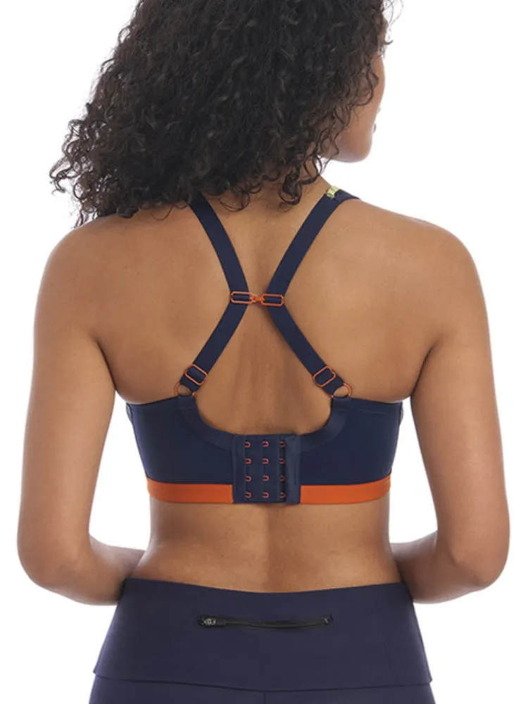 Dynamic Non-Wired Sports Bra - Navy Spice