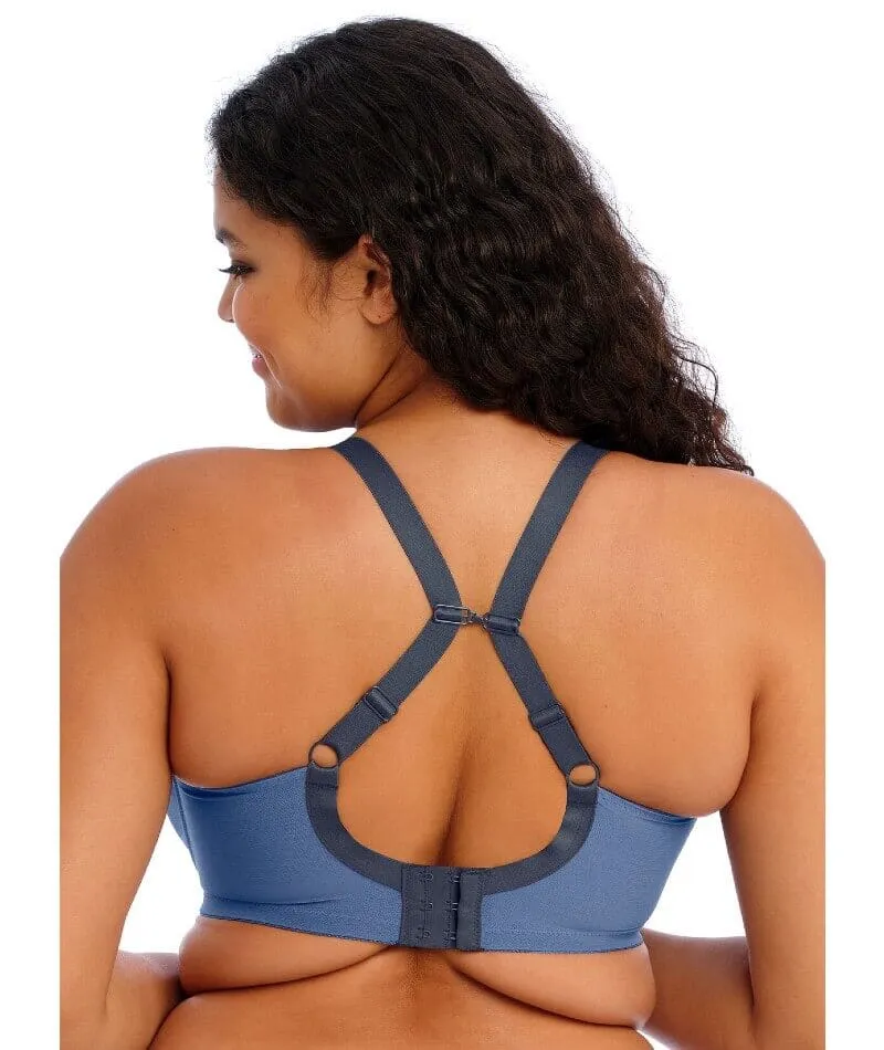 Elomi Energise Underwired Sports Bra - Vintage Denim