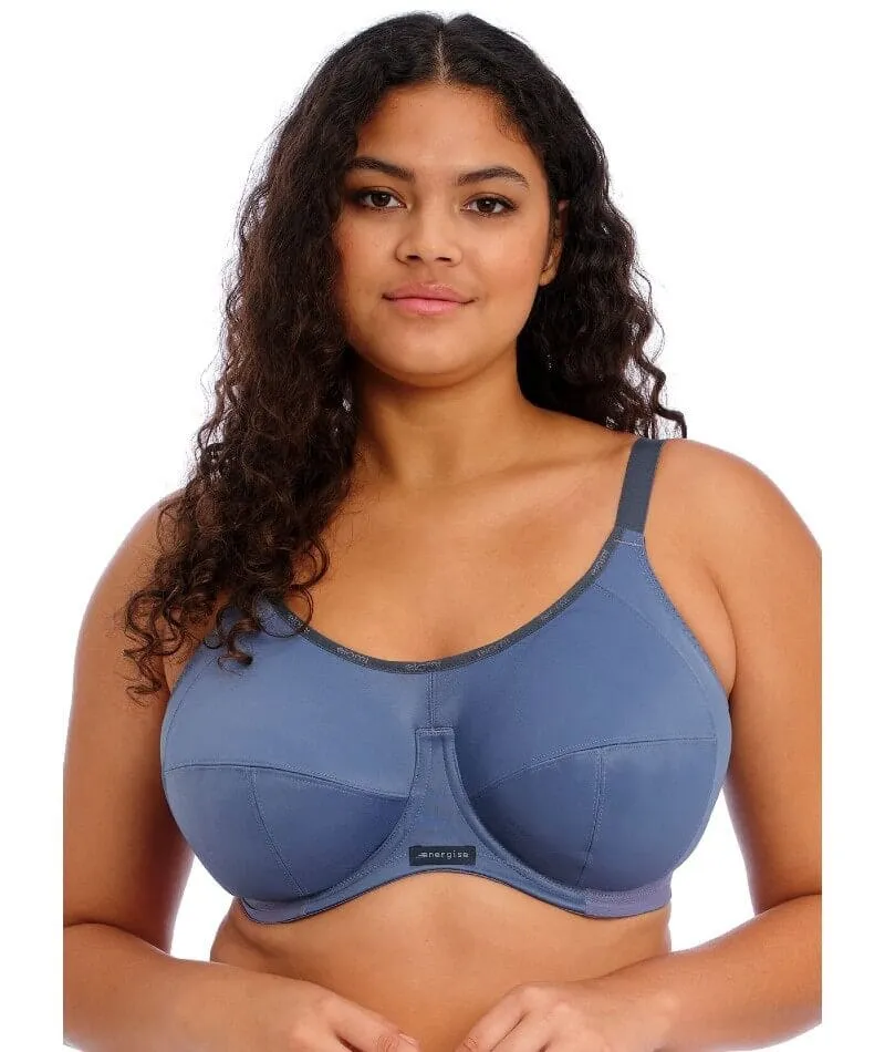 Elomi Energise Underwired Sports Bra - Vintage Denim