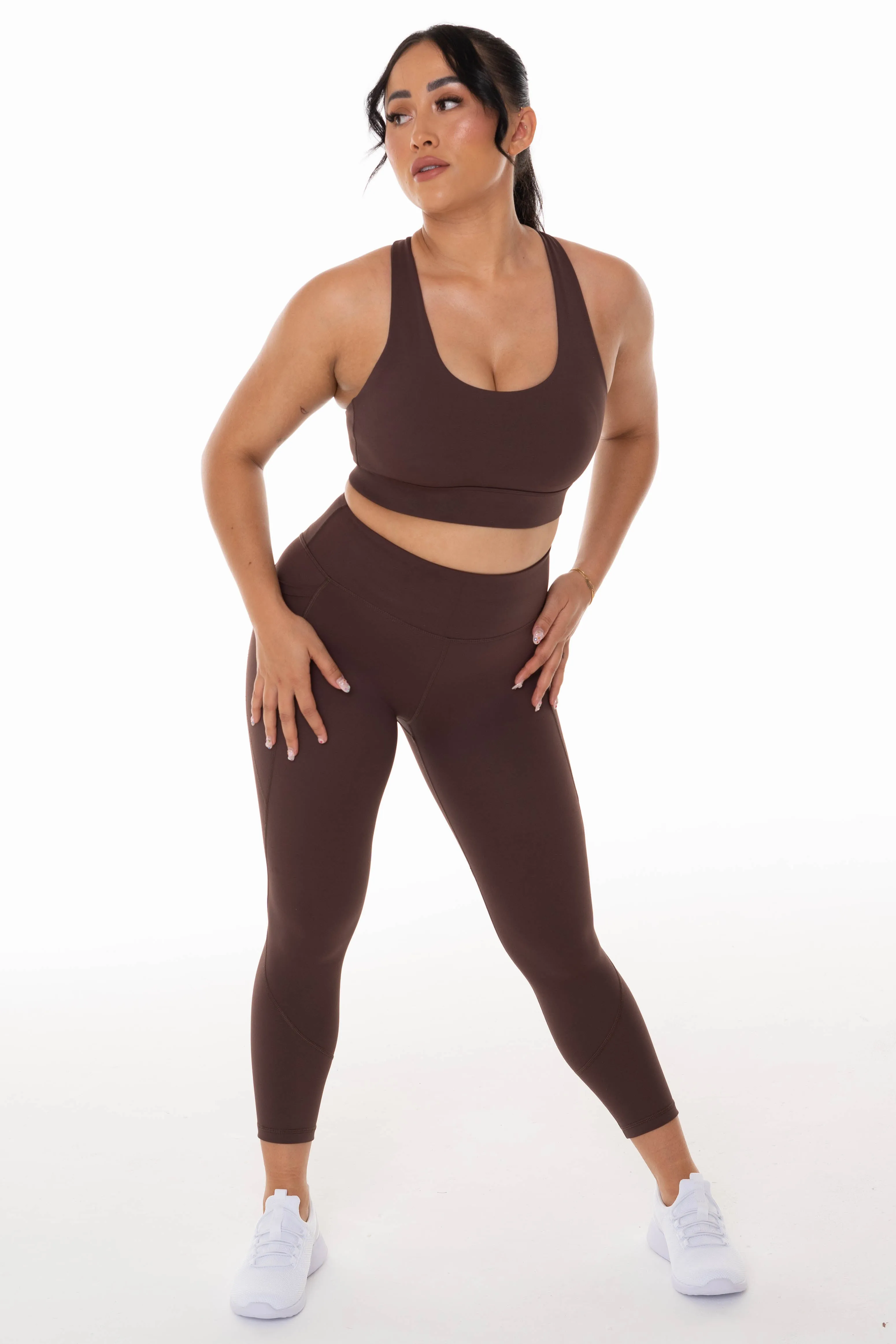 Empower Coffee Strappy Sports Bra