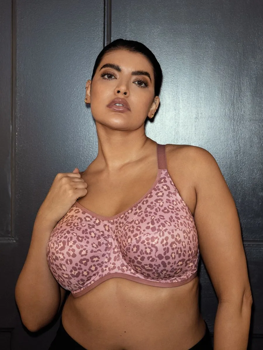 Energise Sports Bra - Dusky Leopard