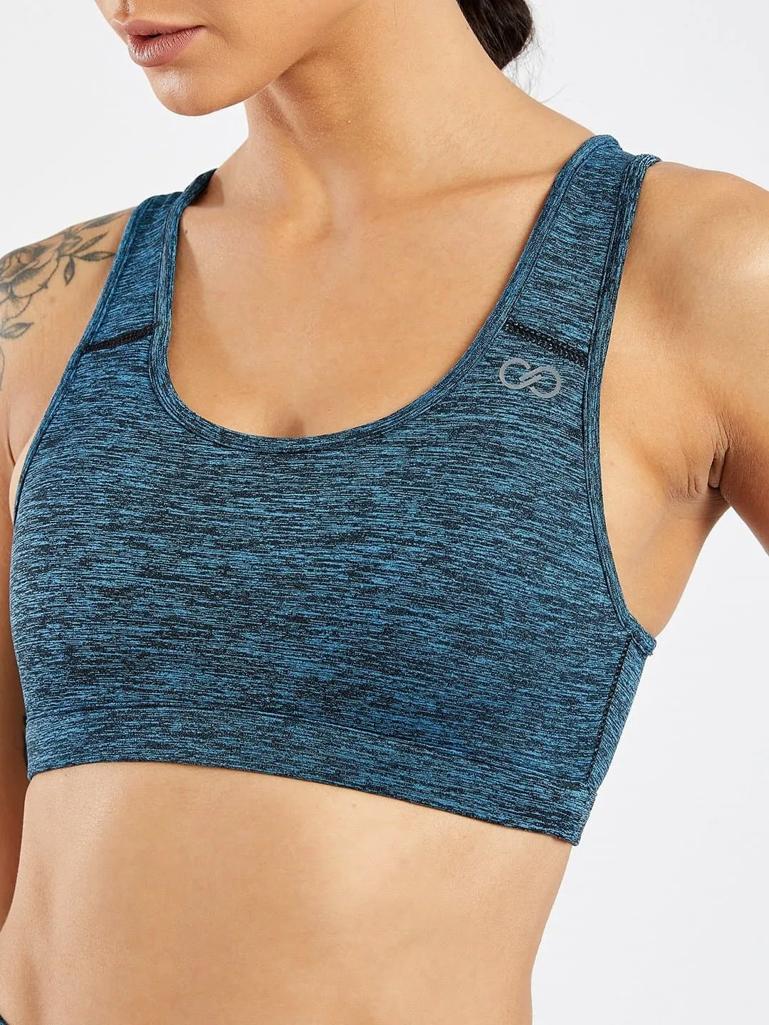 Essential Sapphire Spacedye Hardcore Sports Bra