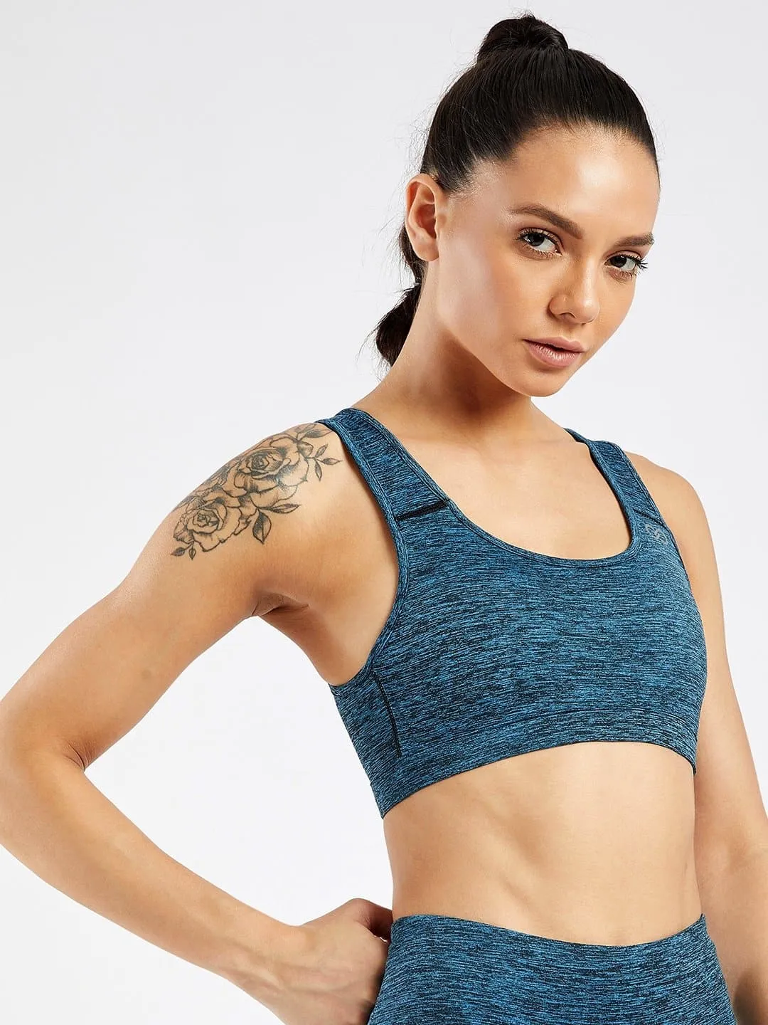 Essential Sapphire Spacedye Hardcore Sports Bra