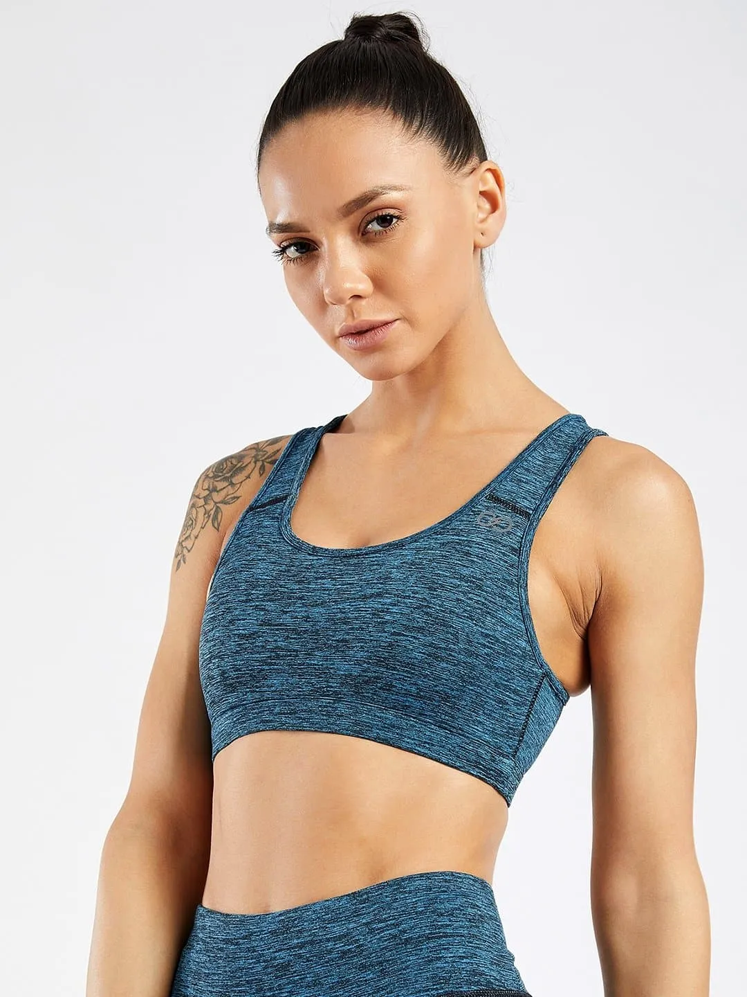 Essential Sapphire Spacedye Hardcore Sports Bra