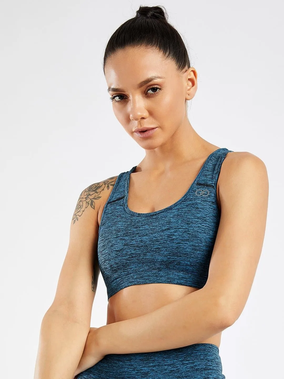 Essential Sapphire Spacedye Hardcore Sports Bra