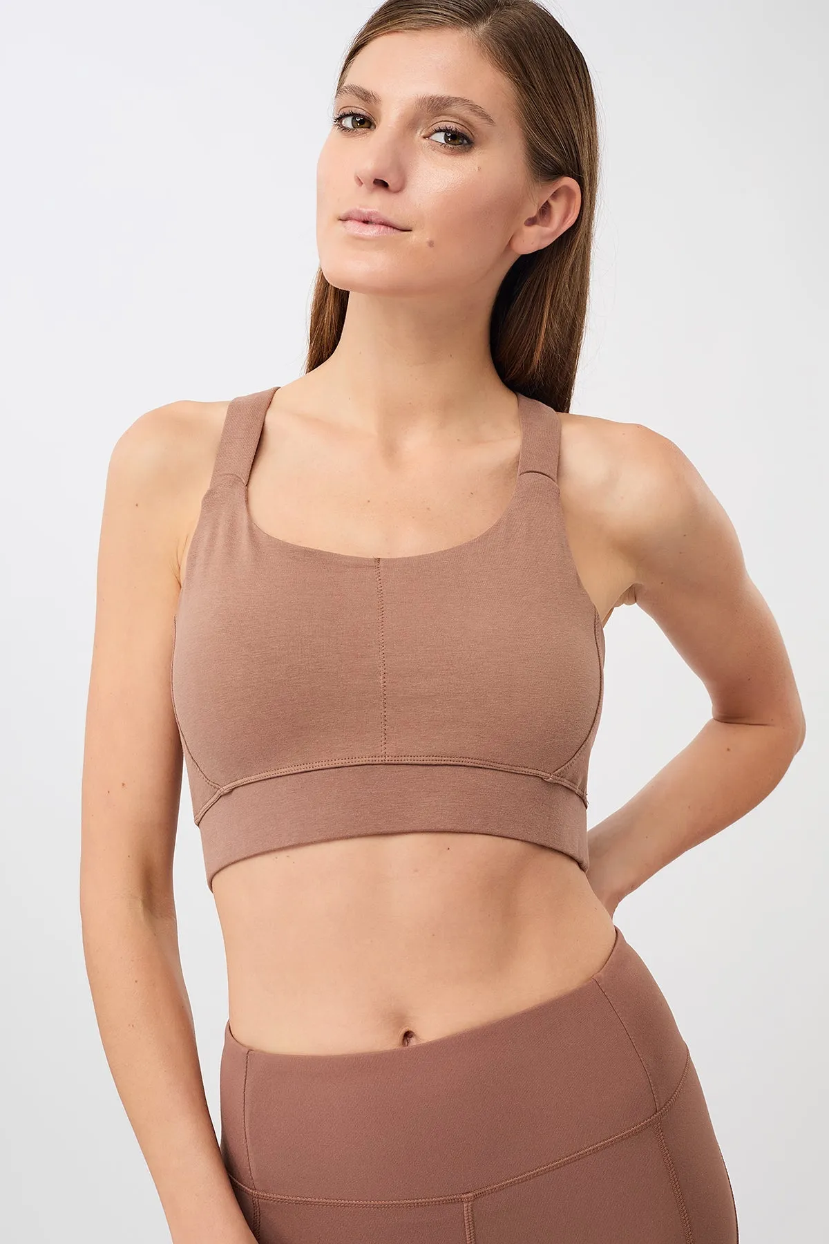 Extra Support Sports Bra Cappuccino