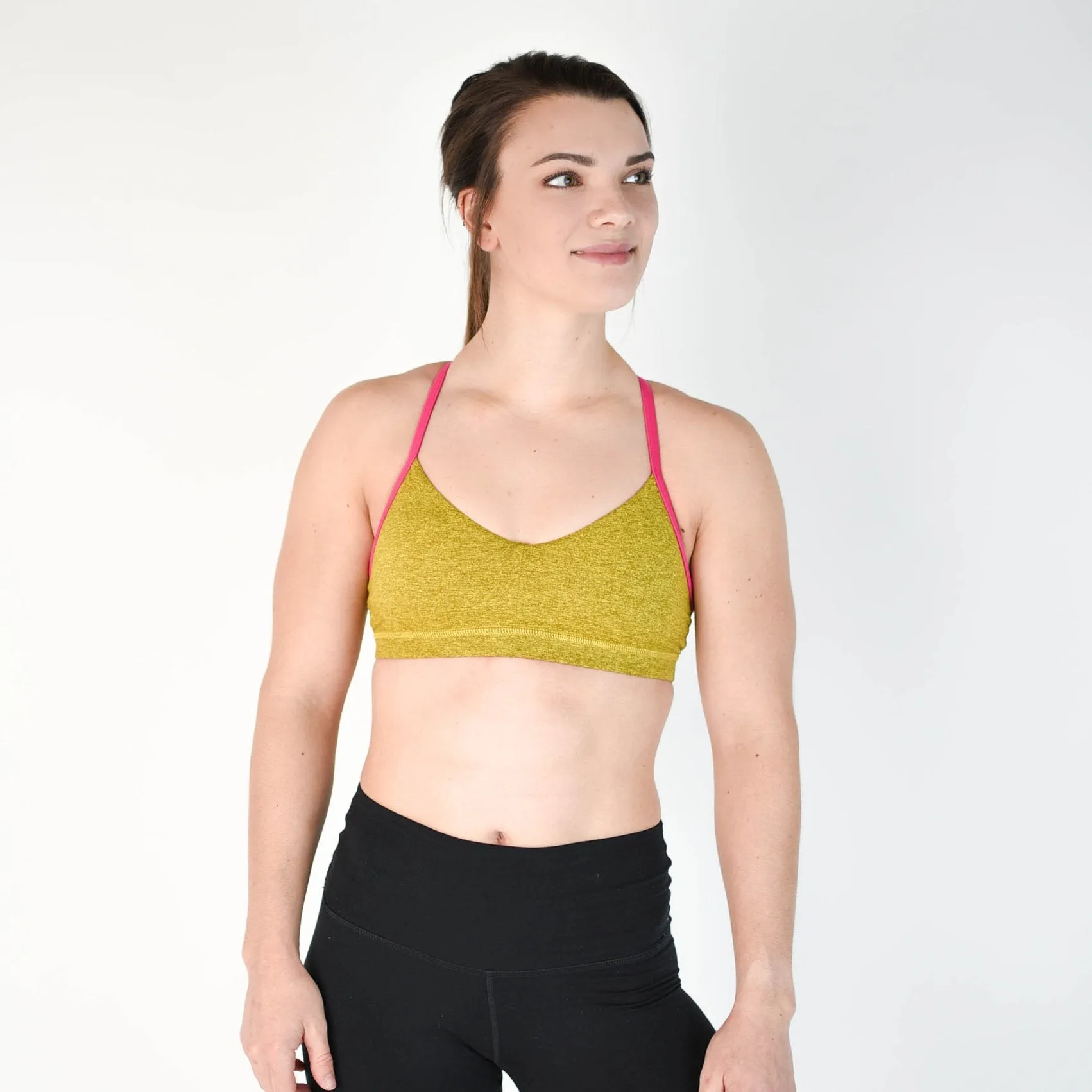 FLEO Reinette Sports Bra - Bronze Bamboo   Cabaret Straps