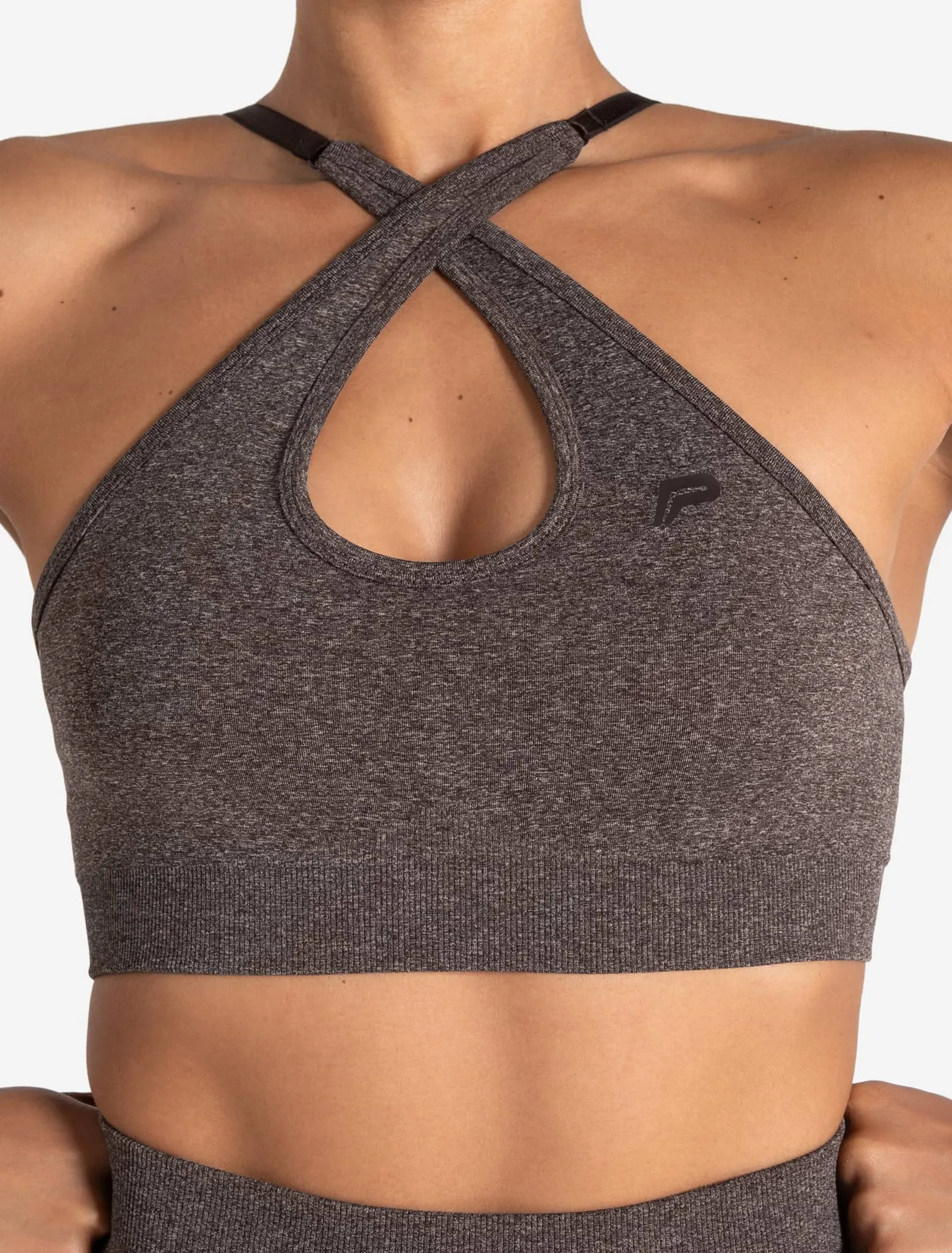 Form Seamless Sports Bra - Brown Marl