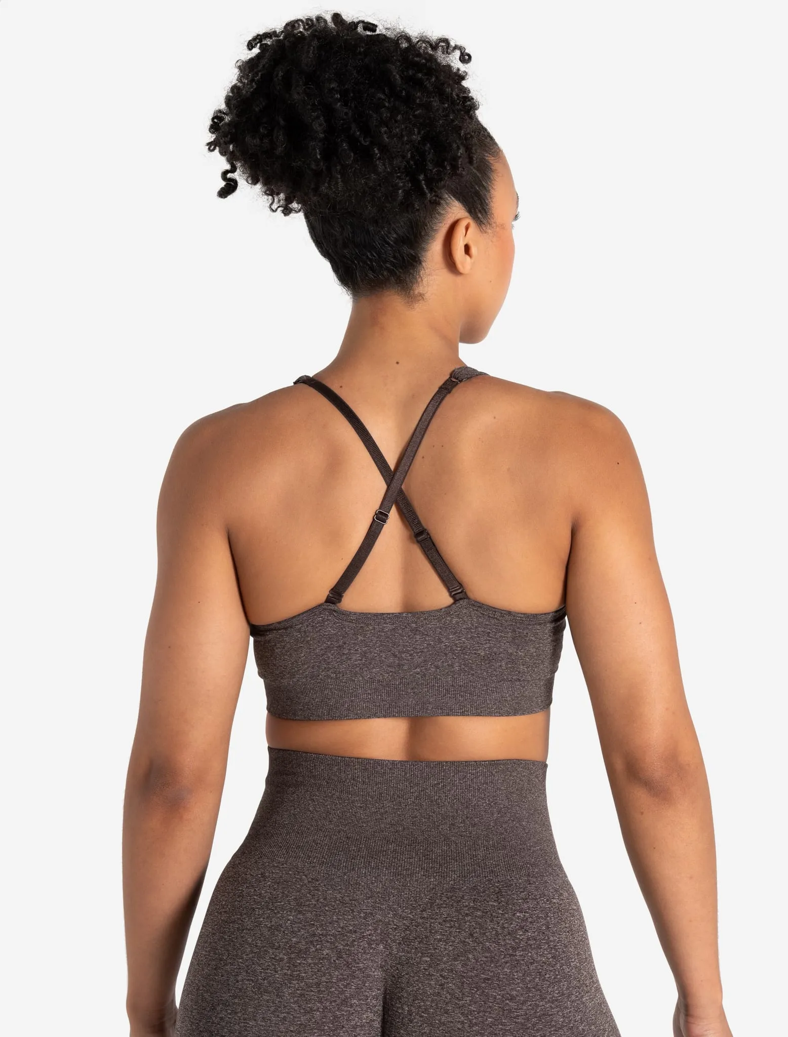 Form Seamless Sports Bra - Brown Marl