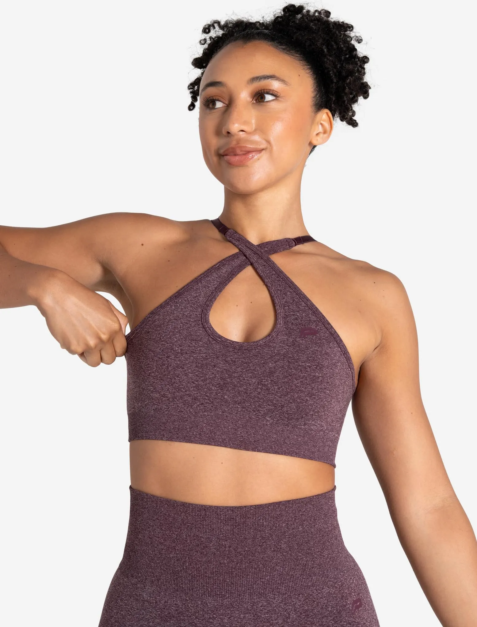 Form Seamless Sports Bra - Cherry Marl